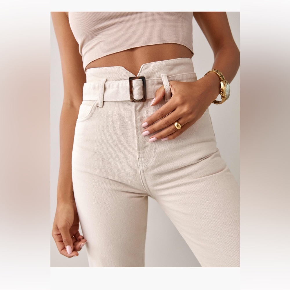 Reformation Jeans - paperbag waist